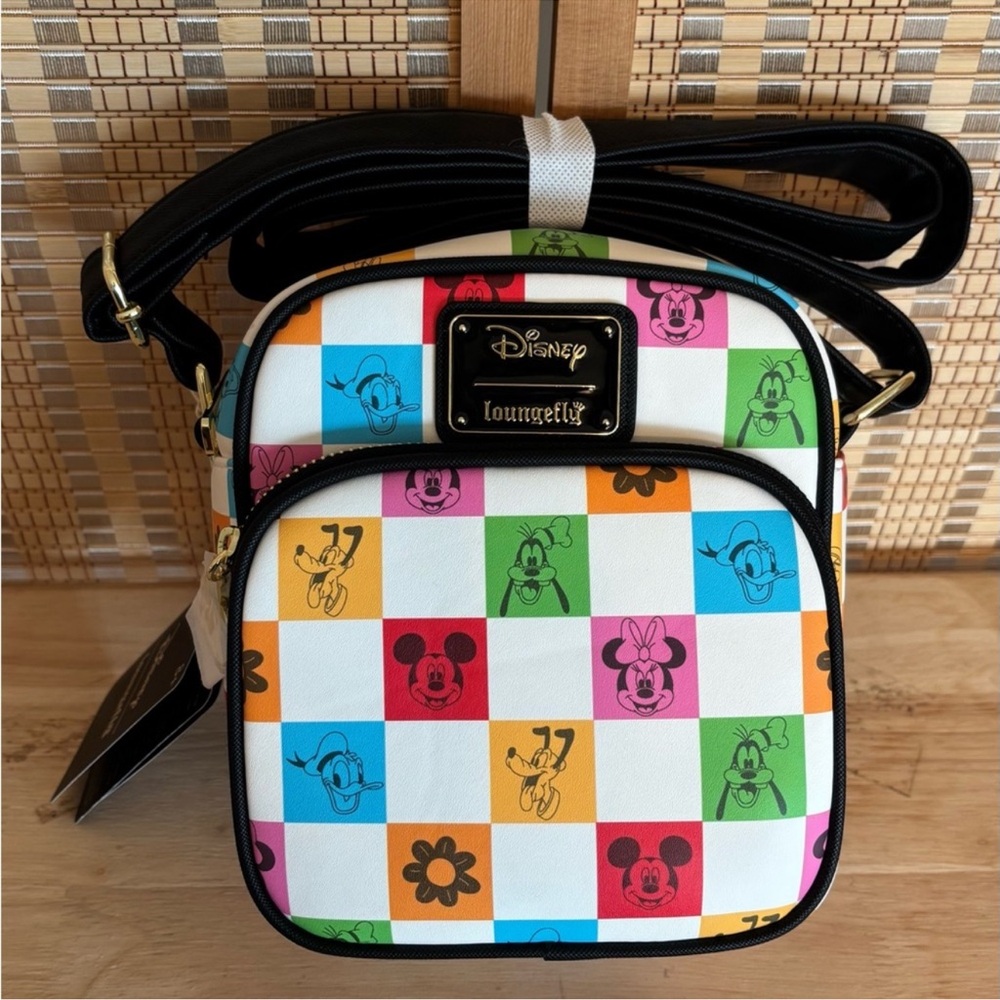NWT Disney x Loungefly Mickey and Friends Crossbody Bag